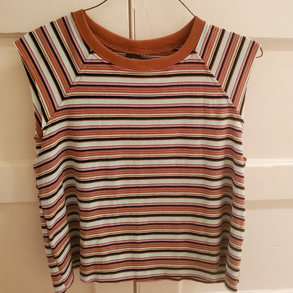 Wild Fable striped muscle tee